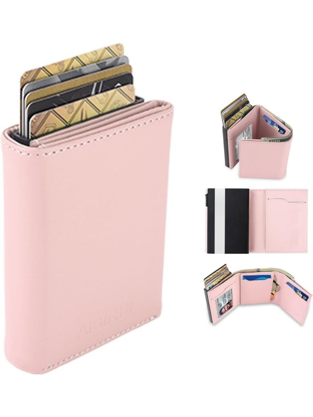 Trifold RFID Blocking Wallet for Men | Minimalist Smart Design, Holds 12 Cards